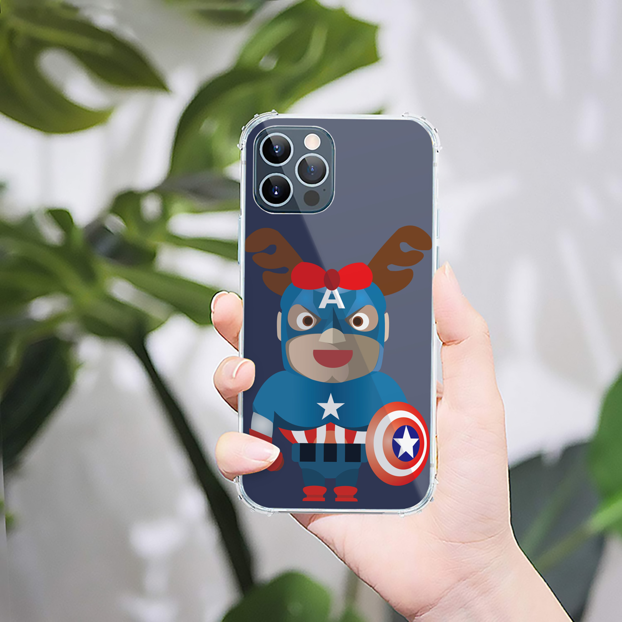 （画像用） アベンジャーズ The Avengers 【iPhone 12シリーズ対応】透明スマホケース（クリアソフトケース）